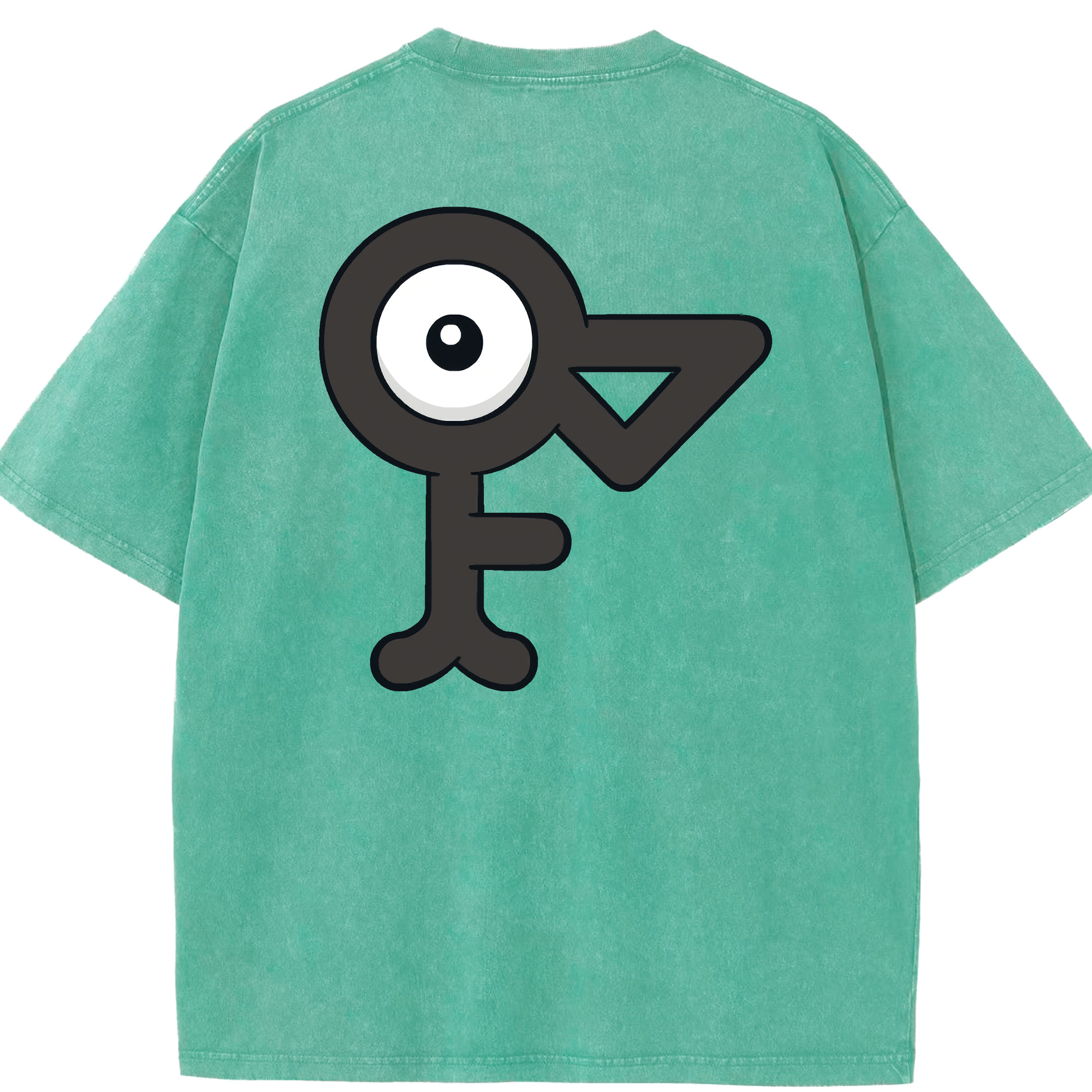 （画像用） ポケットモンスター Pokémon 綿100% ヴィンテージ風 半袖Tシャツ（背面プリント）